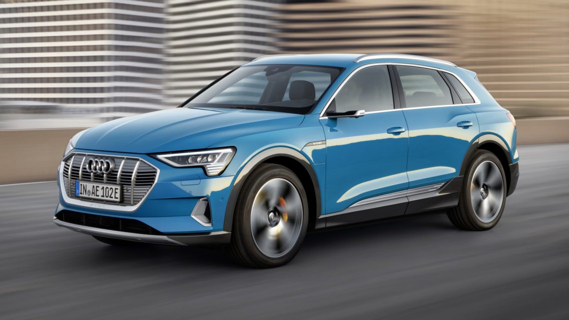 El Audi e-tron 2019 tiene un alcance eléctrico clasificado por la EPA de 204 millas