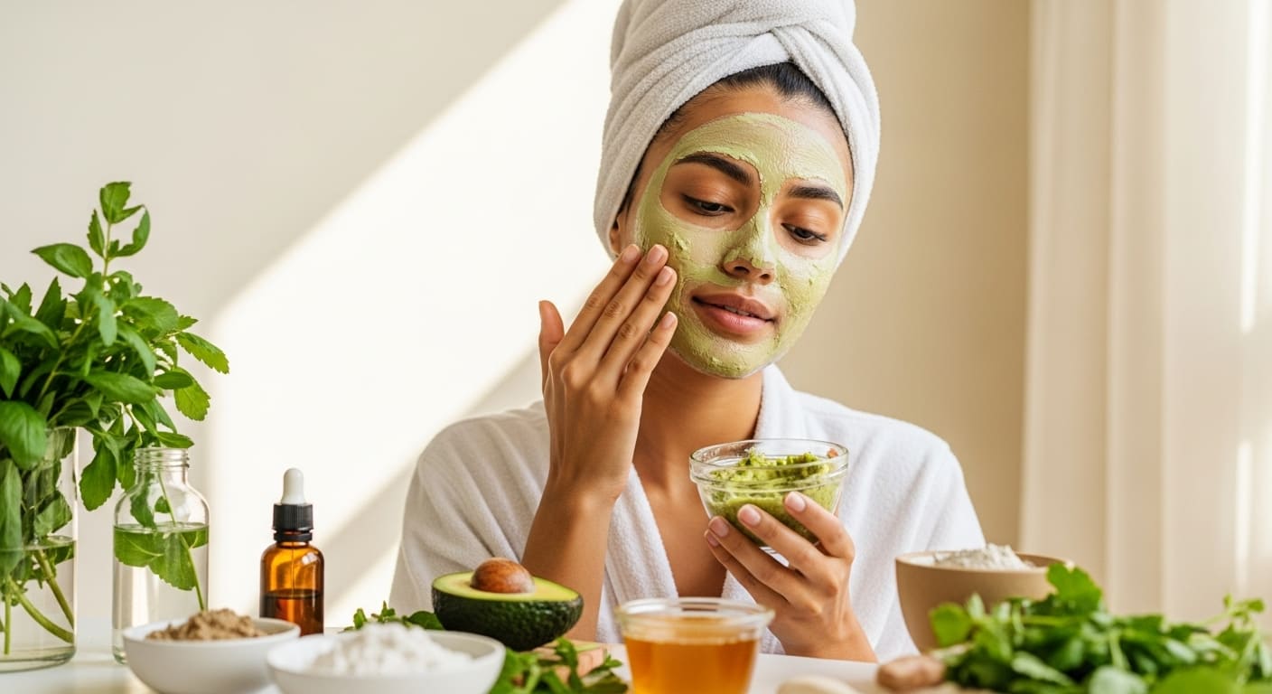 Rutina facial natural